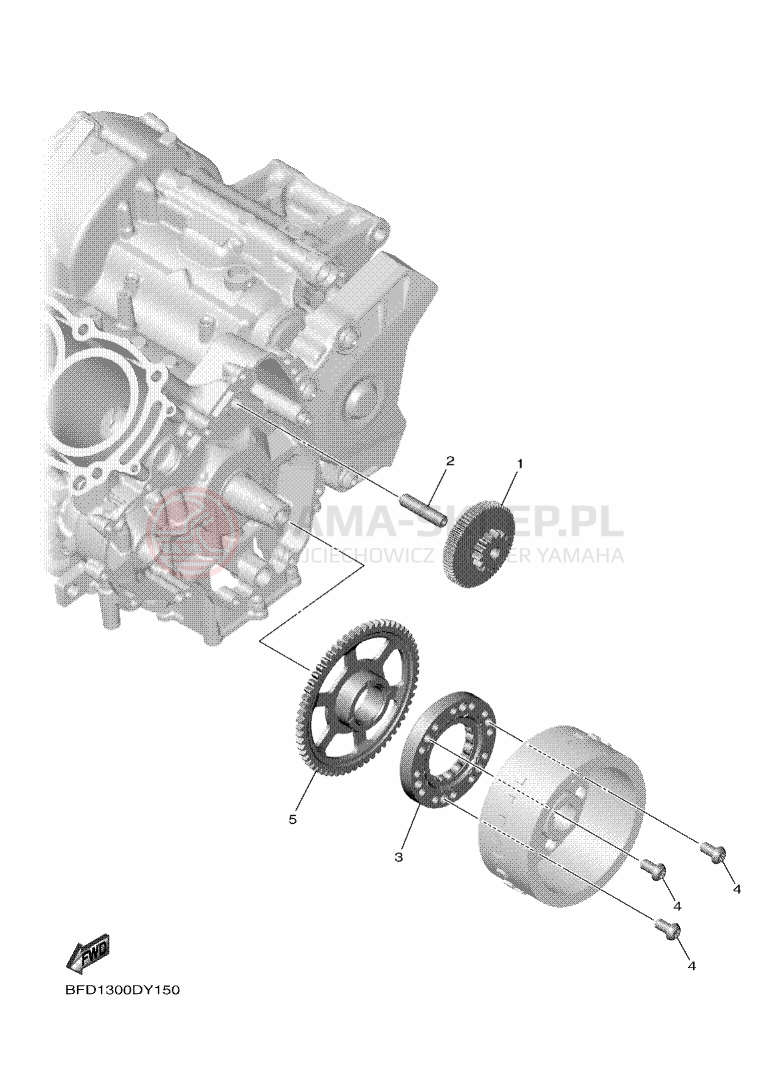 Schemat "rozrusznik" do Yamaha NIKEN GT