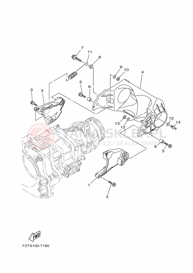 Schemat "JET UNIT" do Yamaha FX HO
