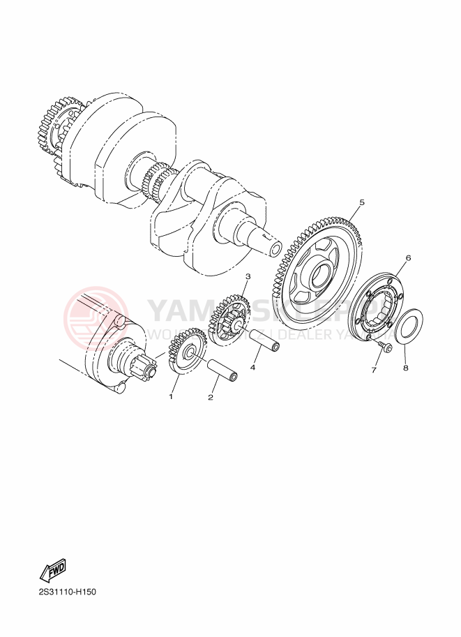 Schemat "rozrusznik" do Yamaha VMAX