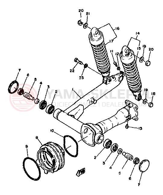 Schemat "wahacz" do Yamaha XS1100G