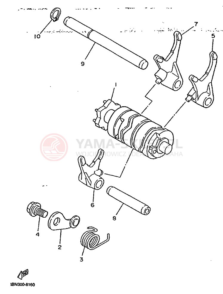 Schemat "Wodziki, automat" do Yamaha TDR125