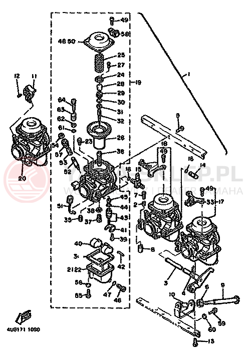 Schemat "Gaźnik" do Yamaha XJ550