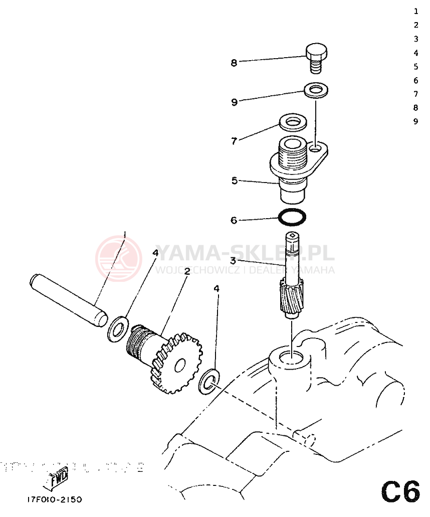 Schemat "Oświadczenie cenowe" do Yamaha DT125R