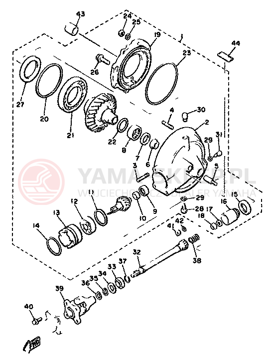 Schemat "WAŁ NAPĘDOWY" do Yamaha XJ650