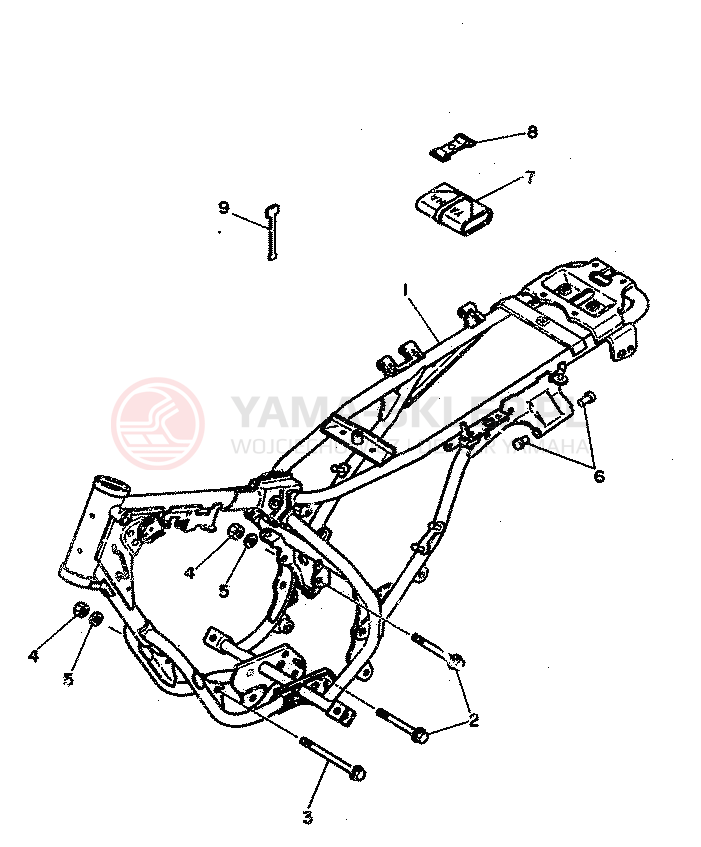 Schemat "NARZĘDZIE" do Yamaha RD80