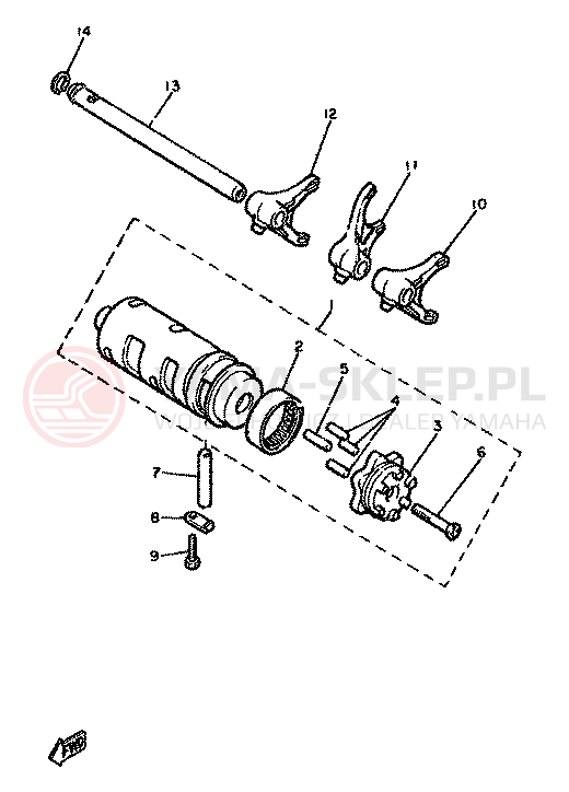 Schemat "Wodziki, automat" do Yamaha XJ650