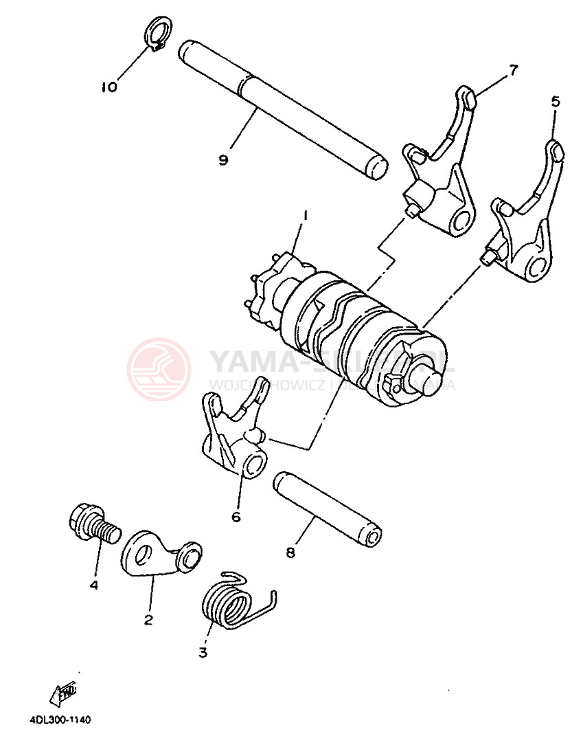 Schemat "Wodziki, automat" do Yamaha TZR125