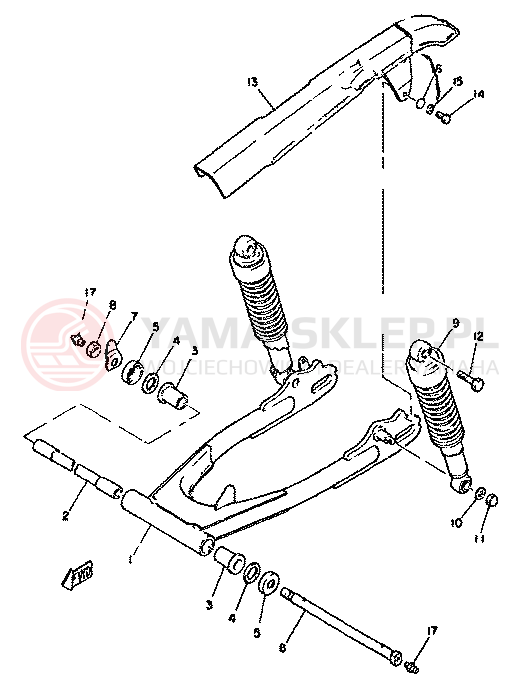 Schemat "wahacz" do Yamaha XS400