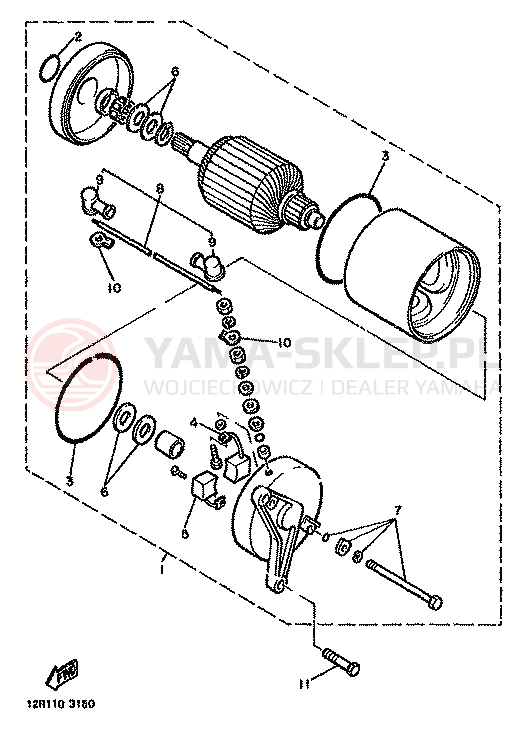 Schemat "rozrusznik" do Yamaha XS400