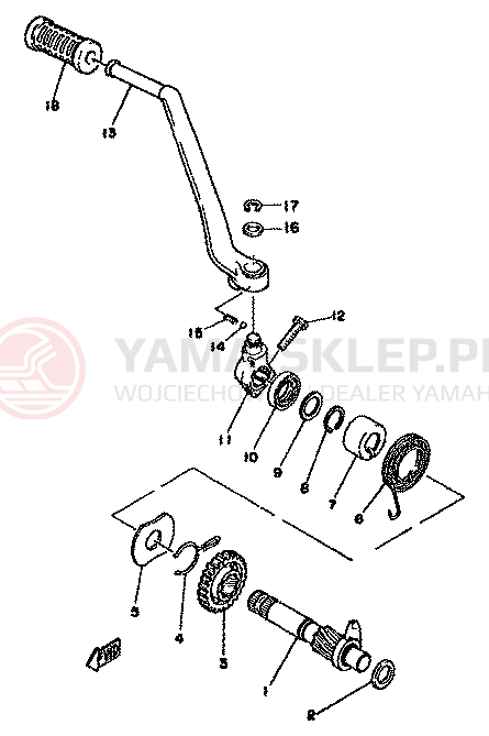 Schemat "rozrusznik" do Yamaha XS400