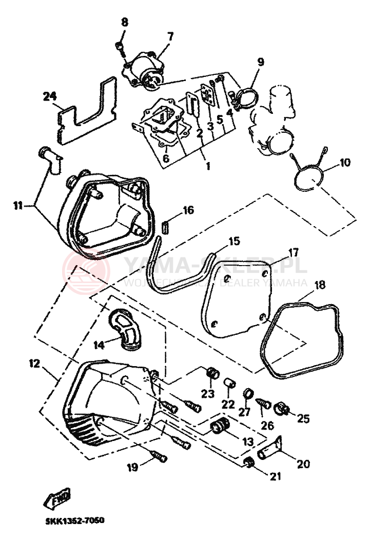 Schemat "Wtrysk paliwa" do Yamaha NEOS