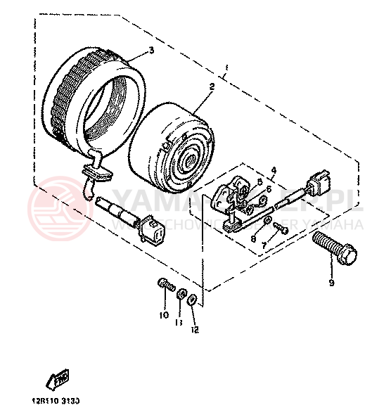 Schemat "alternator" do Yamaha XS400
