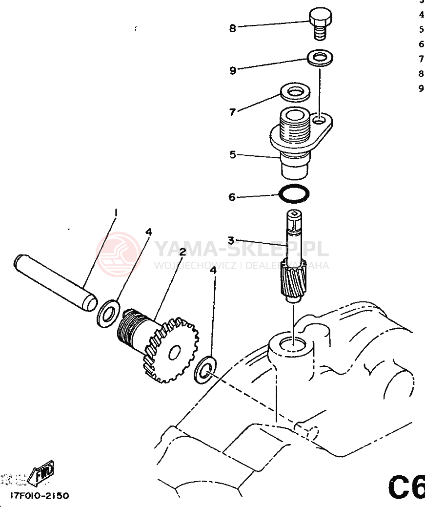 Schemat "Tryby licznika" do Yamaha DT125R
