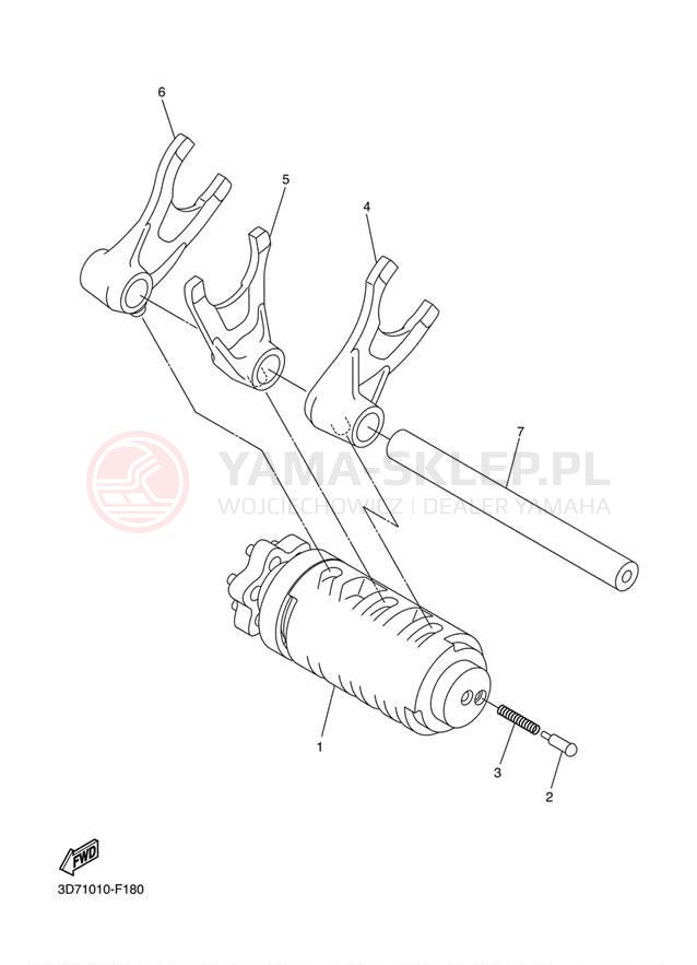 Schemat "Wodziki, automat" do Yamaha WR25R WR25RE/WR25REC