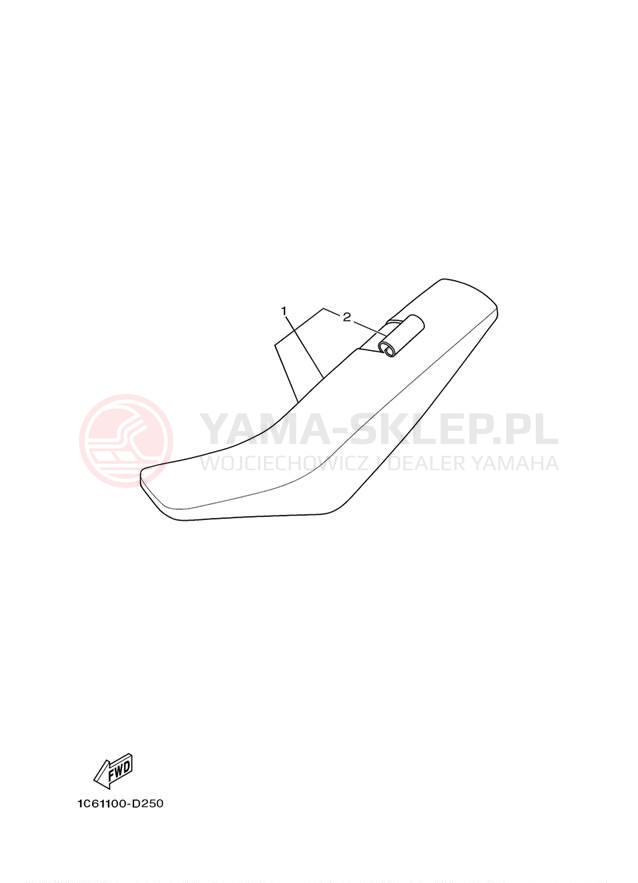 Schemat "siedzenie" do Yamaha TTR230 TTR230A