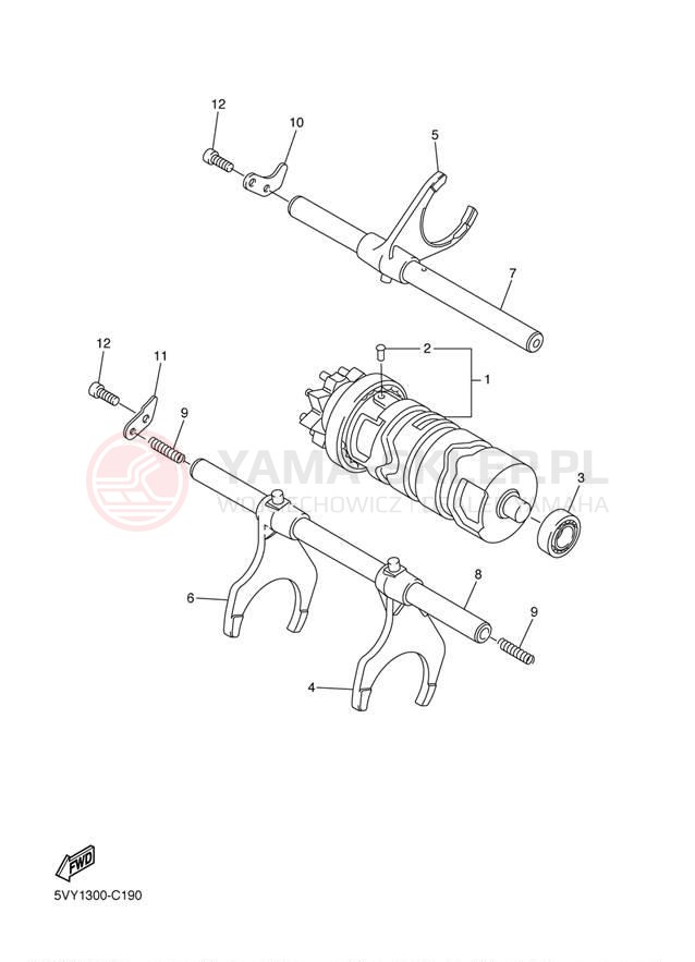 Schemat "Wodziki, automat" do Yamaha FZ1 FZS10BW/FZS10BCW