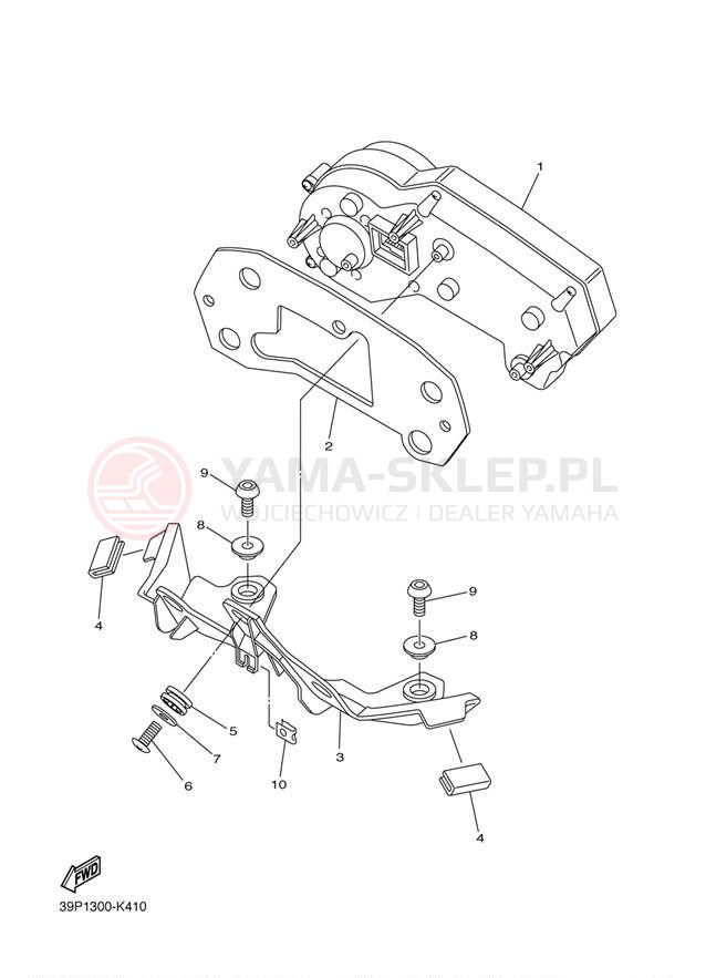 Schemat "licznik" do Yamaha FZ8 FZ8NBG/FZ8NBCG