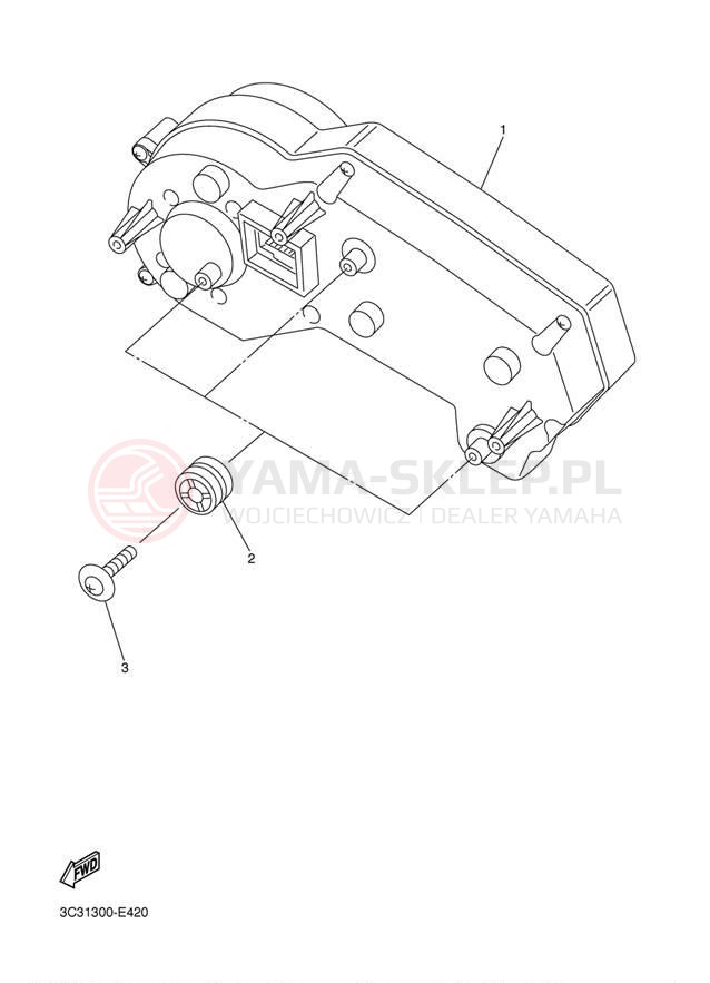 Schemat "licznik" do Yamaha FZ1 FZS10D/FZS10DC