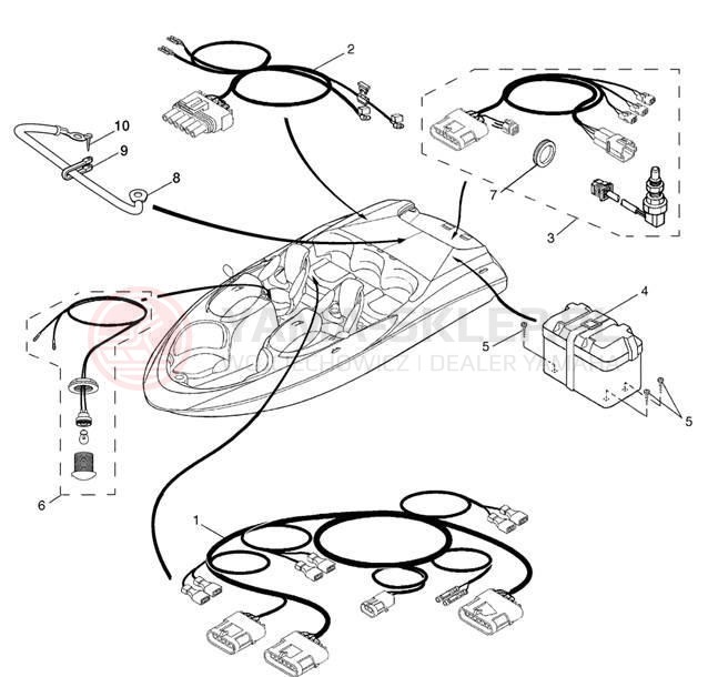 Schemat "układ elektryczny" do Yamaha AR210 LST1200DD