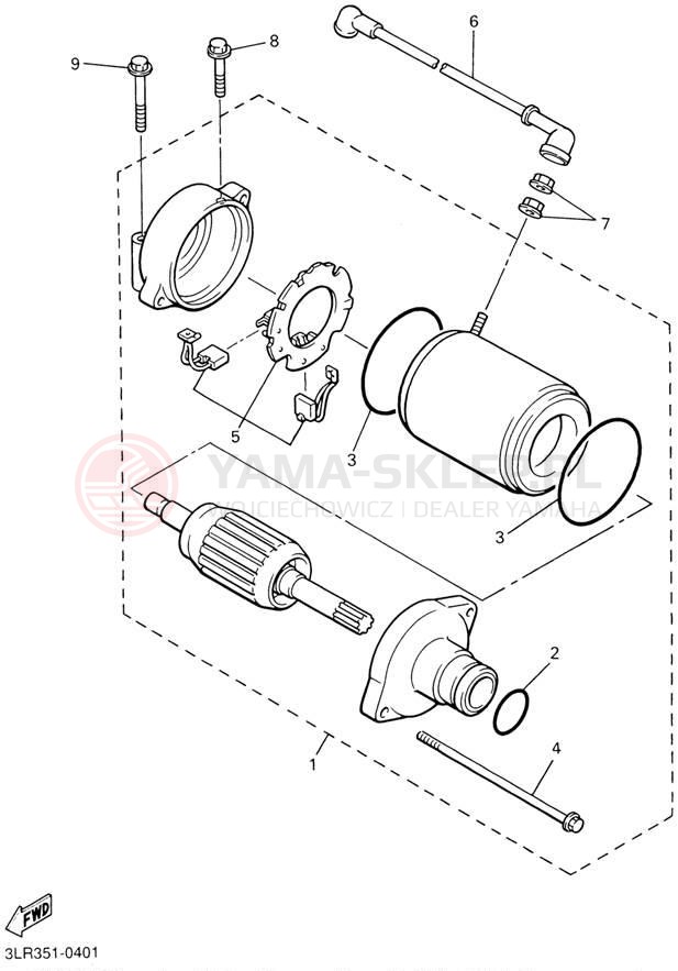 Schemat "rozrusznik" do Yamaha V-MAX VMX1200P/VMX1200PC