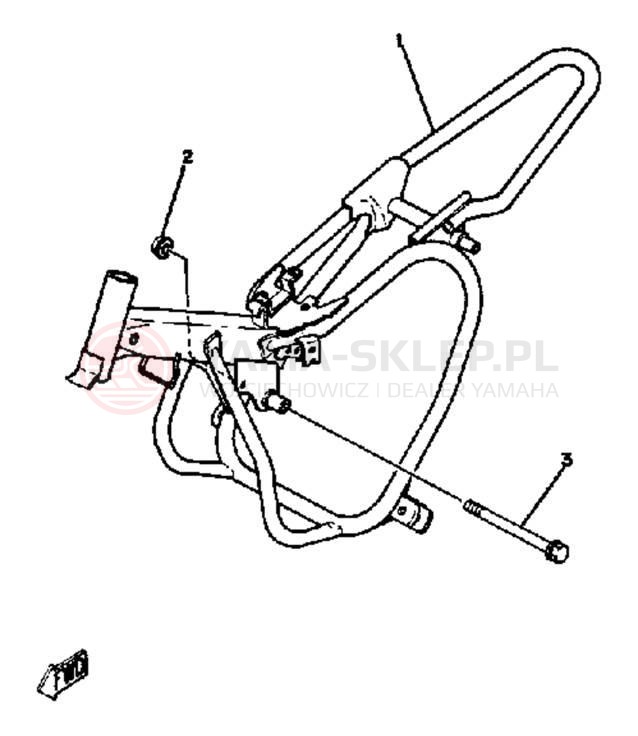 Schemat "rama" do Yamaha PW50H