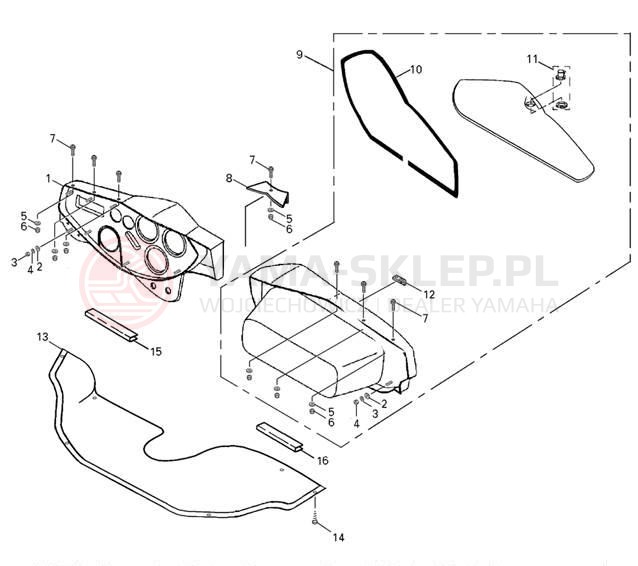 Schemat "HELM" do Yamaha XR1800 XRT1200Z