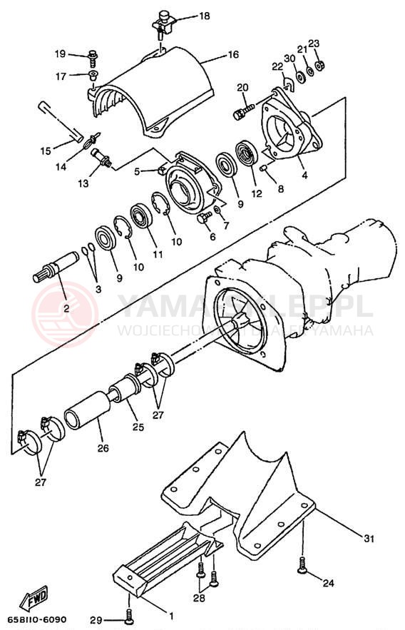 Schemat "JET UNIT" do Yamaha LS2000 LST1200X