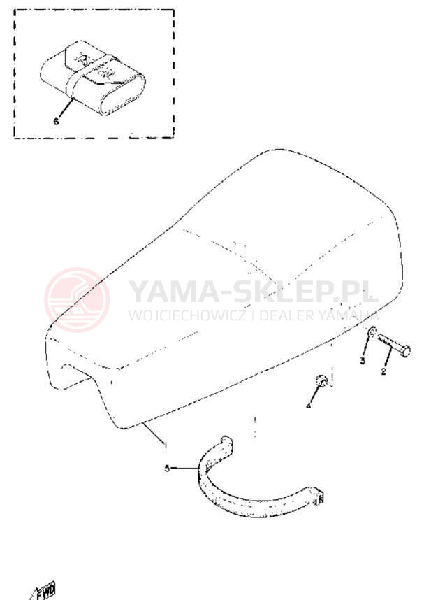 Schemat "siedzenie" do Yamaha SC500