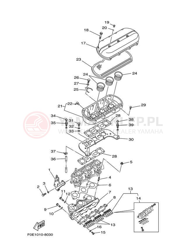 Schemat "Wtrysk paliwa" do Yamaha AR210 LST1200DD