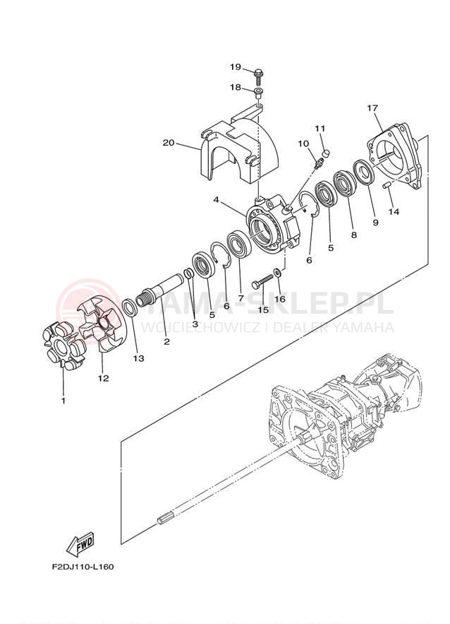 Schemat "JET UNIT" do Yamaha 212SS XAT1800CL