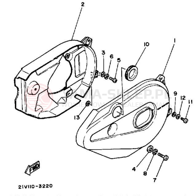 Schemat "wahacz" do Yamaha YTM200N