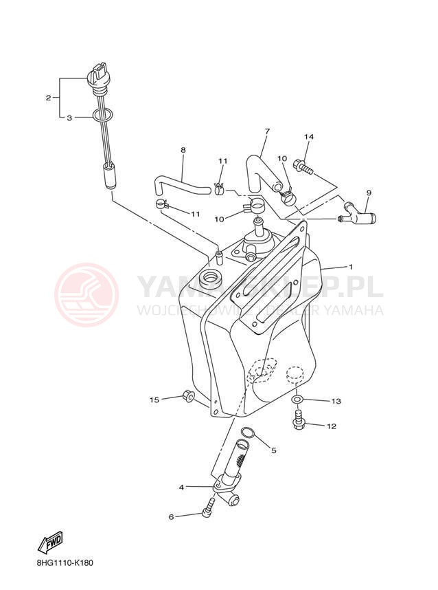 Schemat "Miska olejowa" do Yamaha APEX RX10PDW/RX10PDB