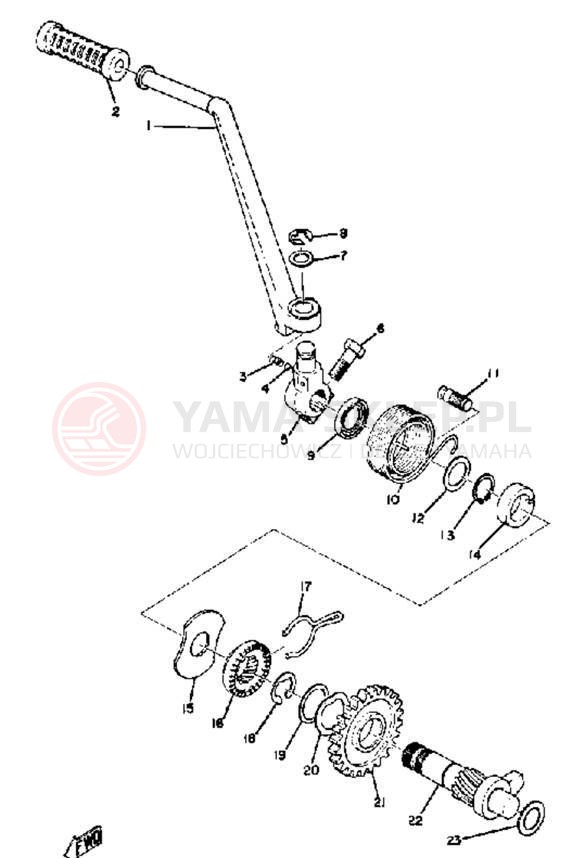 Schemat "rozrusznik" do Yamaha DS7