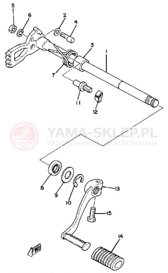 Schemat "Wodziki, automat" do Yamaha XS850SG