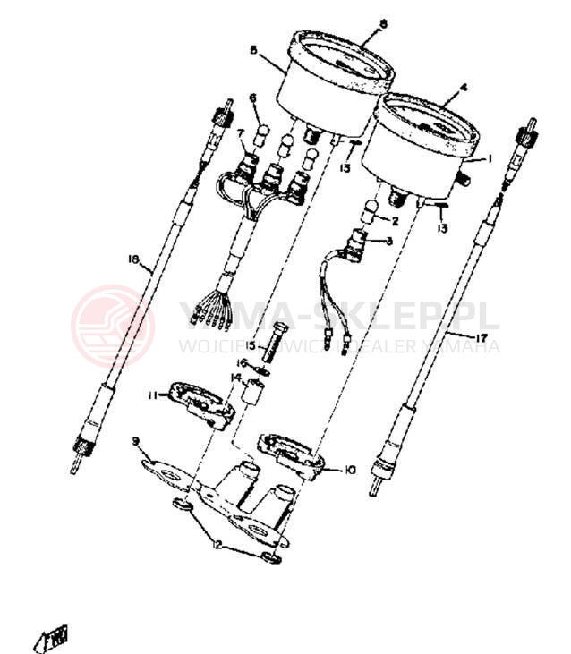 Schemat "Przędkościomierz" do Yamaha AT3_CT3 AT2/CT2