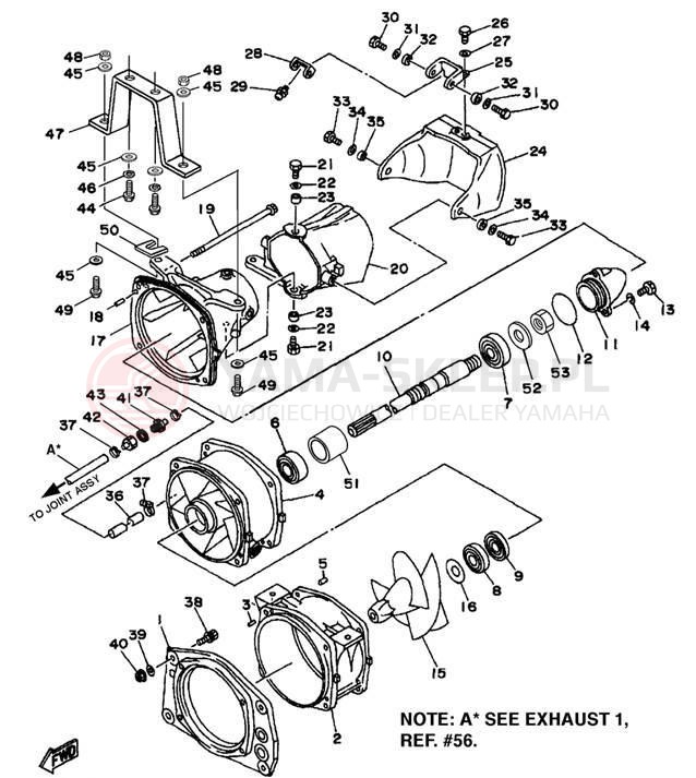 Schemat "JET UNIT" do Yamaha LX210 LST1200AD