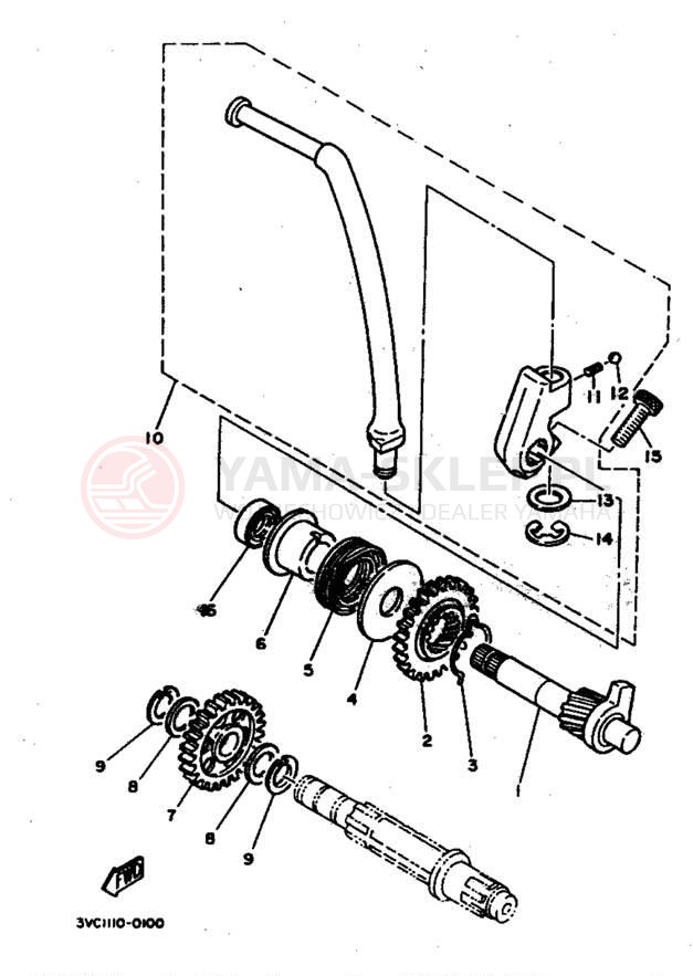 Schemat "rozrusznik" do Yamaha RT180G