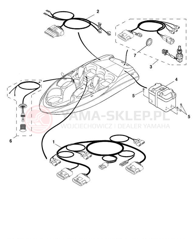 Schemat "układ elektryczny" do Yamaha LS2000 LST1200Z