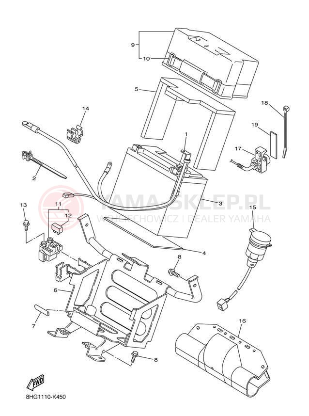 Schemat "układ elektryczny" do Yamaha APEX SE RX10PSBB/RX10PSBL