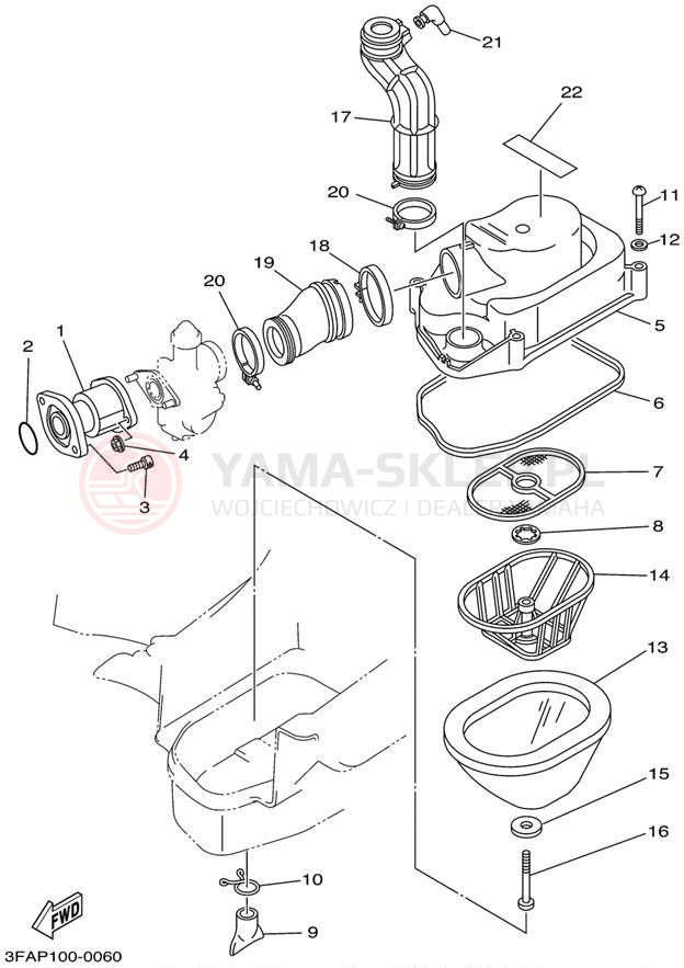 Schemat "Wtrysk paliwa" do Yamaha BREEZE YFA1PC/YFA1P