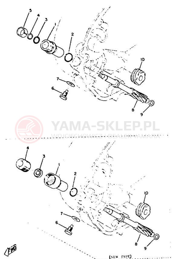 Schemat "Tryby licznika" do Yamaha XS1B
