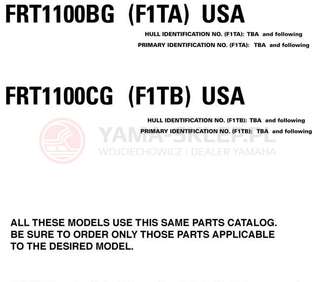 Schemat "Dodatkowe informacje" do Yamaha SX210 FRT1100BG/FRT1100CG