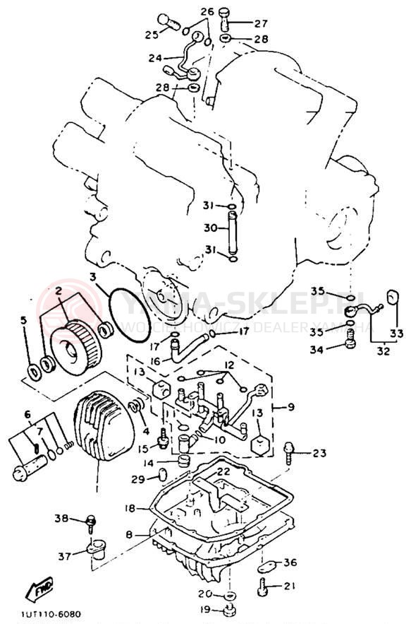 Schemat "Filtr oleju" do Yamaha VENTURE ROYAL XVZ13DUC/XVZ13DU