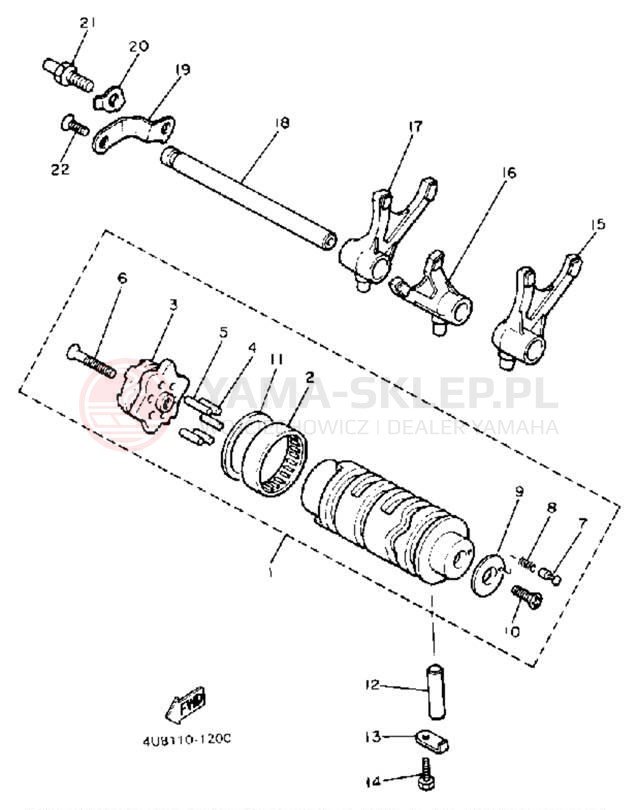 Schemat "Wodziki, automat" do Yamaha XJ550RJ