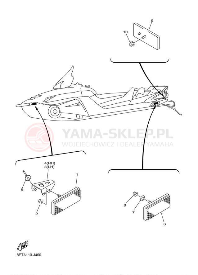 Schemat "układ elektryczny" do Yamaha RS VENTURE RST90BS