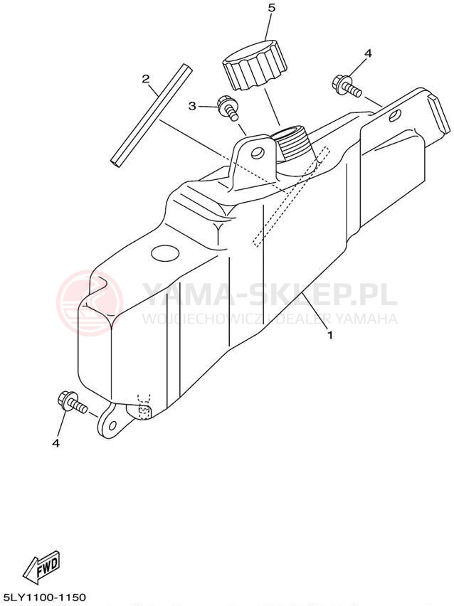 Schemat "Miska olejowa" do Yamaha VINO YJ50RN