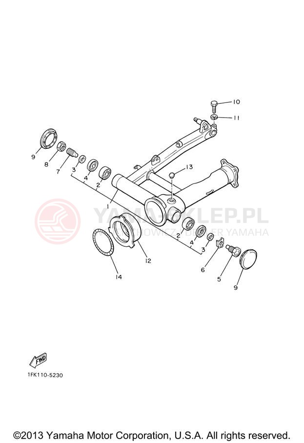 Schemat "wahacz" do Yamaha V-MAX VMX12VC/VMX12V