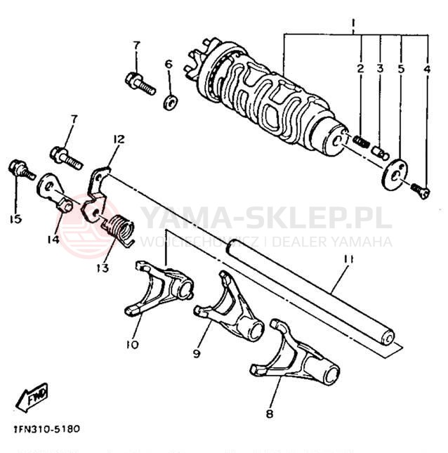 Schemat "Wodziki, automat" do Yamaha GTS1000AE/GTS1000AEC