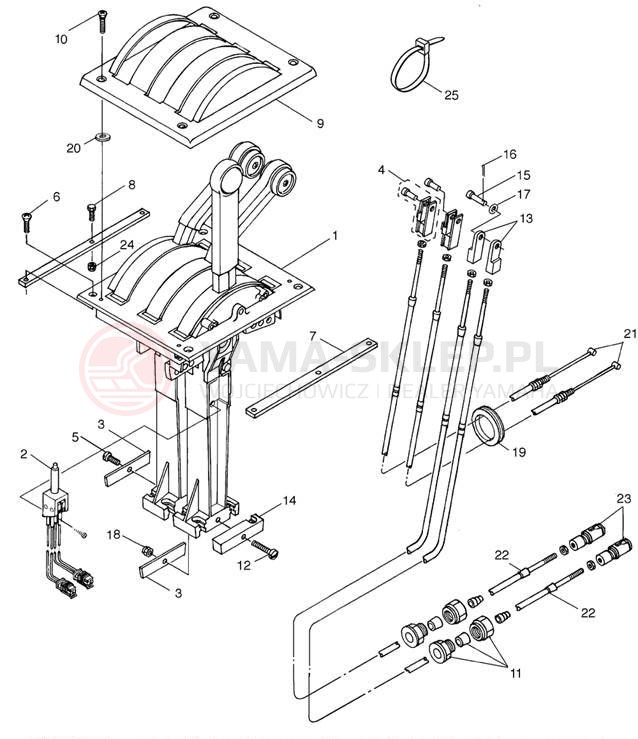Schemat "Sterowanie napędem" do Yamaha LS2000 LST1200Y