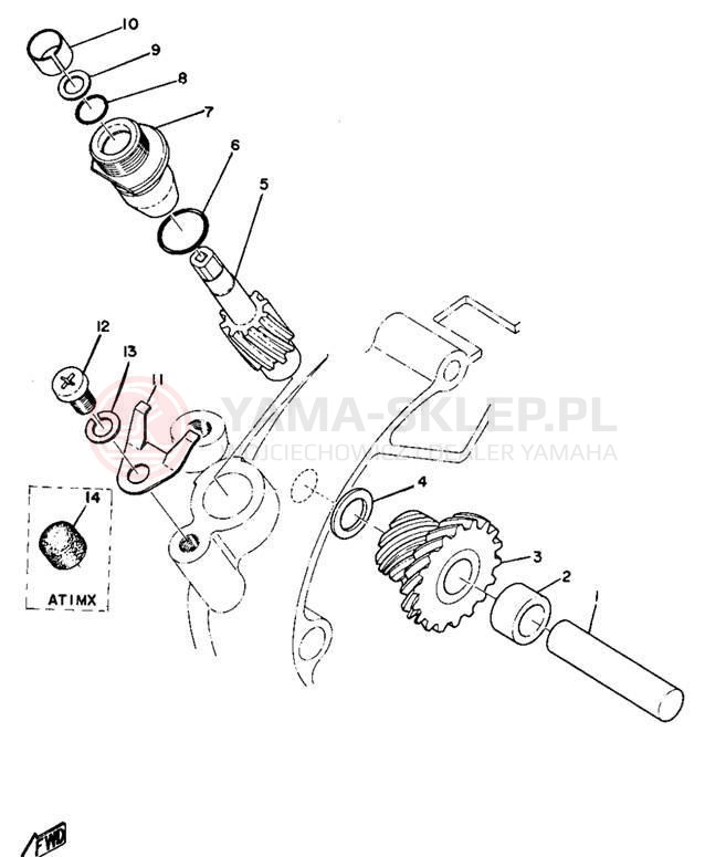 Schemat "Tryby licznika" do Yamaha AT1C/CT1C/AT1MX